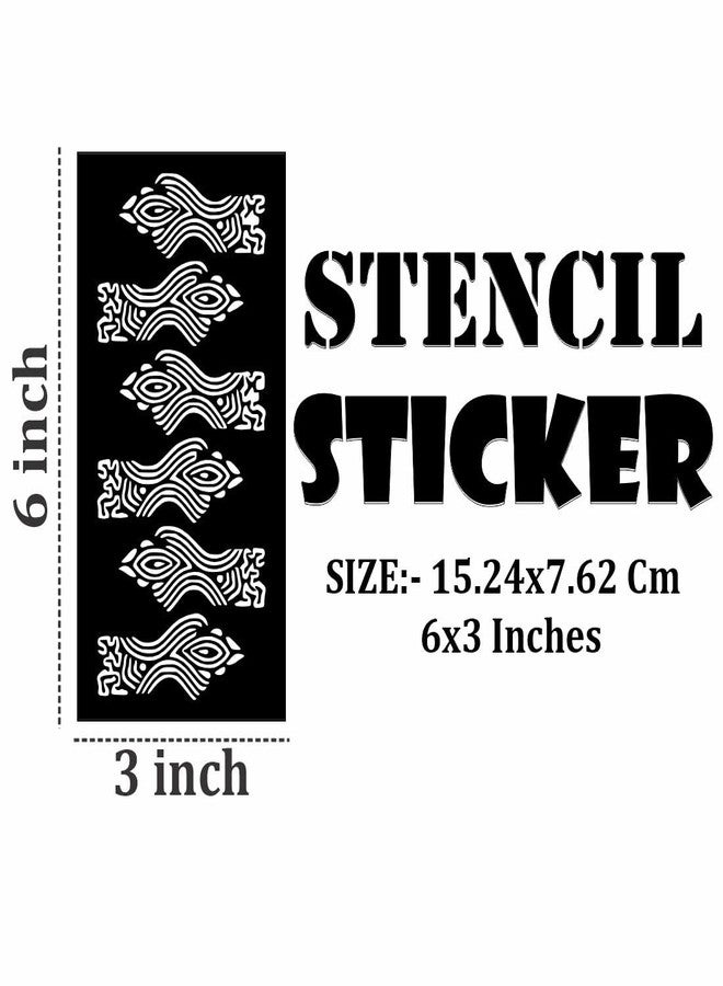 ORDERSHOCK DIY Mehndi Design Sticker Sheets with Soft Finish and Clear Lines - Image 4